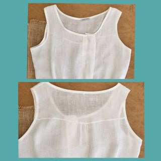 Mono LINO blanco talla 40