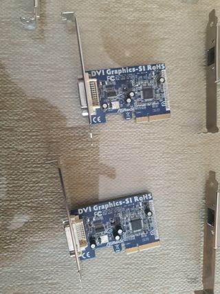 Lote Tarjetas PCI Red Lan y VGA x7