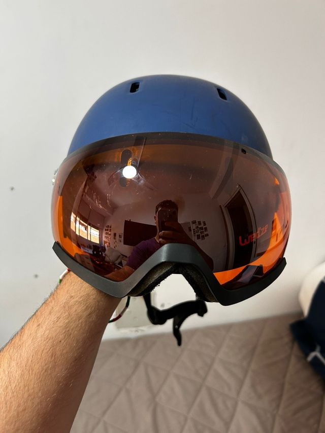 Casco Esquí Ledeze Azul - Talla L