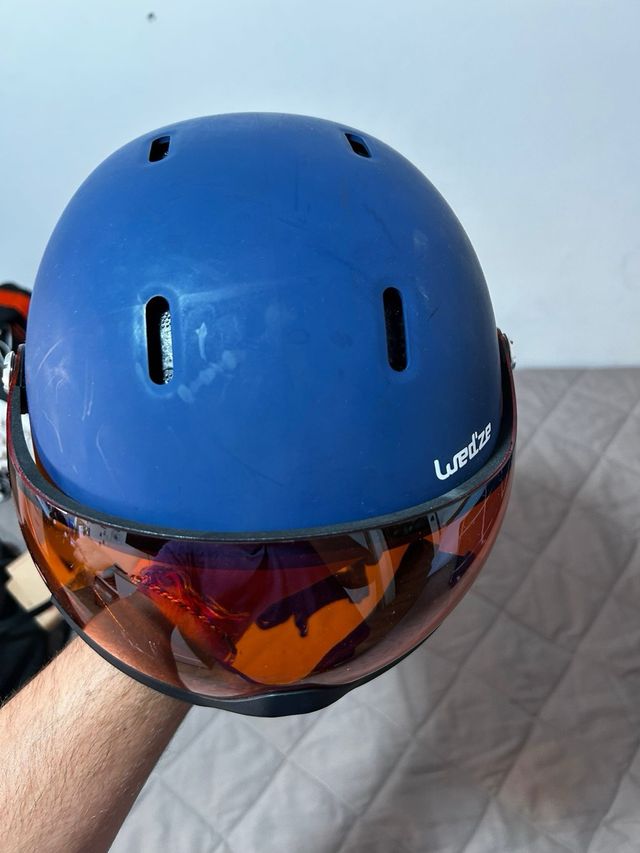 Casco Esquí Ledeze Azul - Talla L