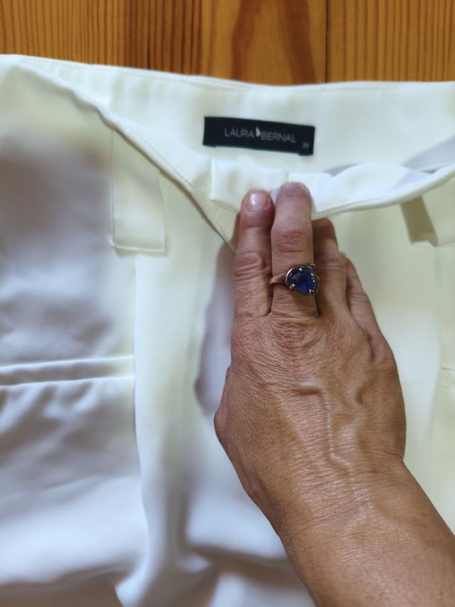 Pantalón blanco vestir