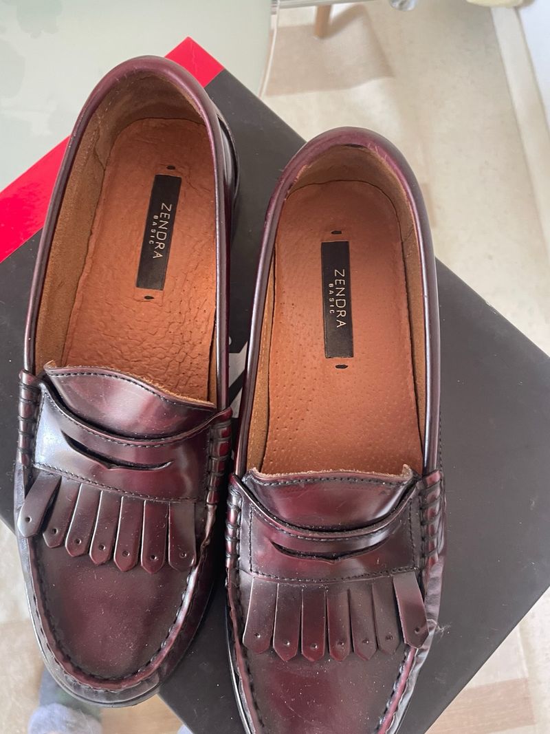 ZENDRA Zapatos Loafer Marrón de segunda mano por 28 EUR en