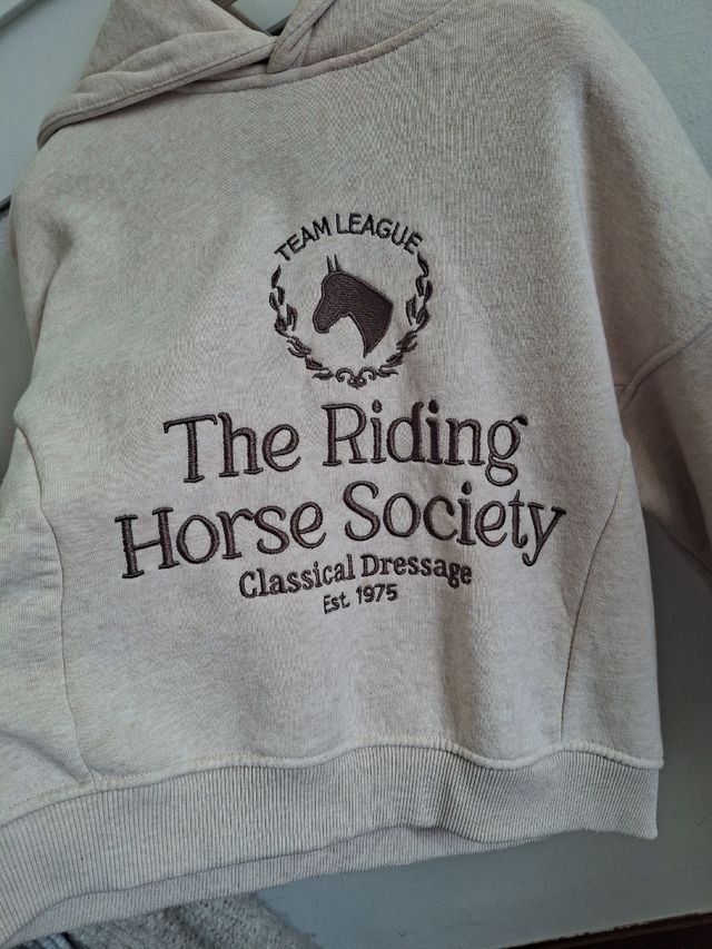 Felpa equitazione Zara bimba 11-12 anni