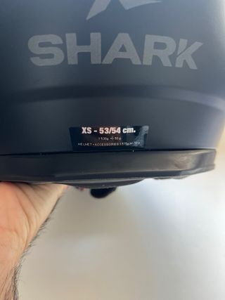 CASCO MOTO SHARK D-SKWAL3. TALLA XS
