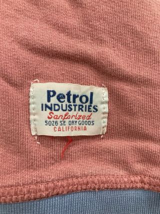 Felpa Petrol Industries rossa e blu