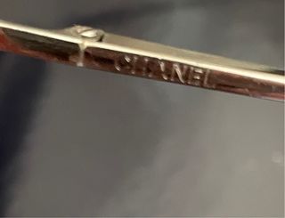 Occhiali da sole Chanel - neri e argento