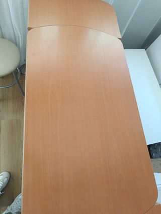 Mesa plegable cocina - madera y metal