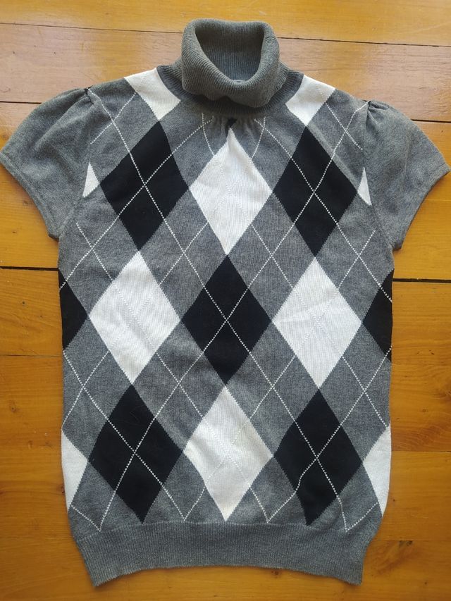 Jersey Adolfo Domínguez - Gris y Blanco