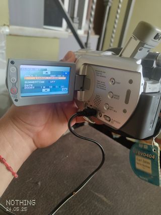 Sony Handycam: Cámara video gris