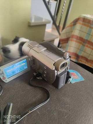 Sony Handycam: Cámara video gris