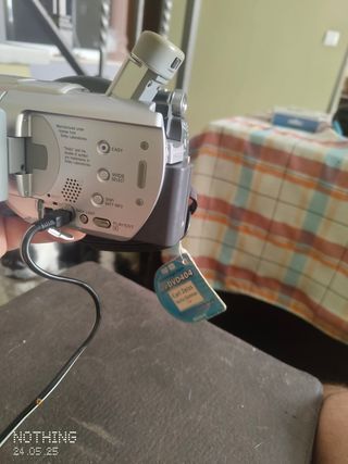 Sony Handycam: Cámara video gris