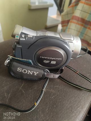 Sony Handycam: Cámara video gris