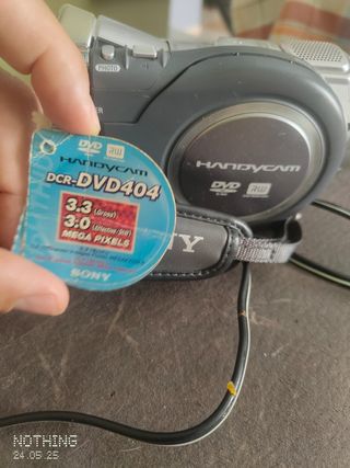 Sony Handycam: Cámara video gris