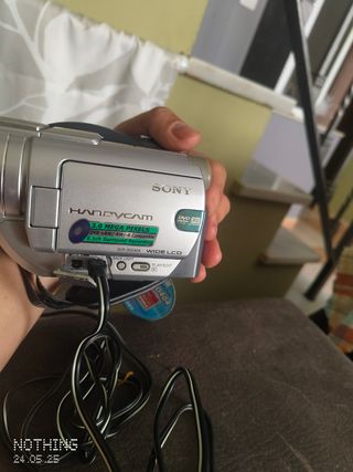 Sony Handycam: Cámara video gris