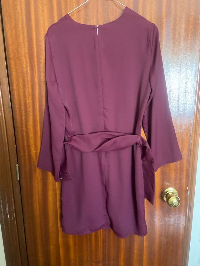 Vestido MANGO morado talla 4