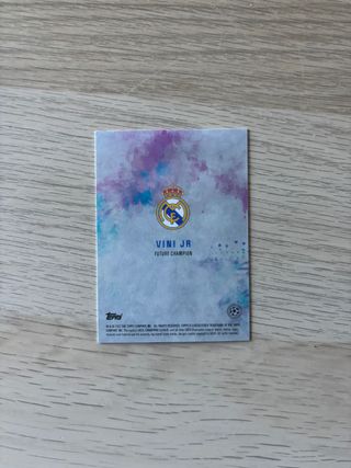 CARTA VINICIUS TOPPS FUTURE CHAMPIONS REAL MADRID