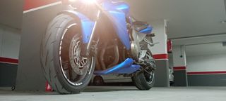 Kawasaki Z750 Azul - Moto