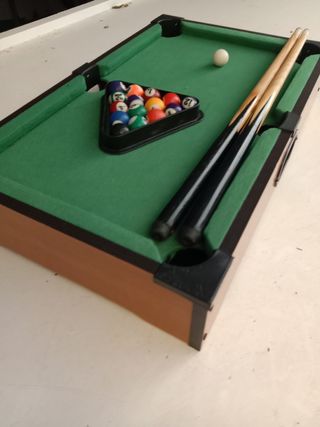 Billar miniatura - Mesa de billar Completo