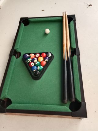 Billar miniatura - Mesa de billar Completo
