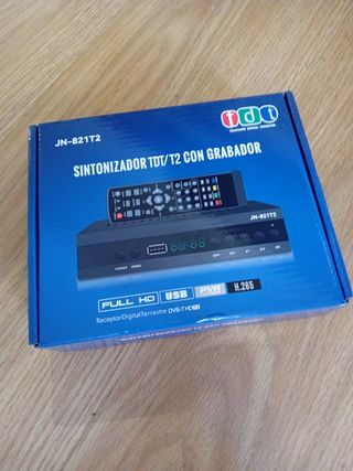TDT Sintonizador TDT/T2 Grabador JN-821T2
