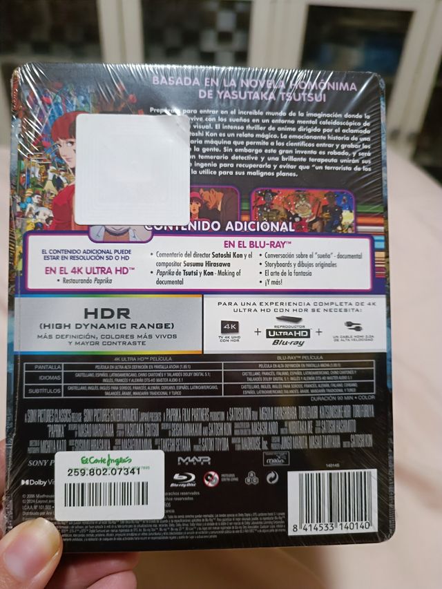 STEELBOOK PAPRIKA 4K