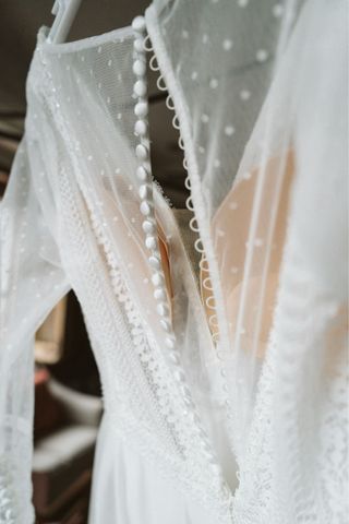 Vestido novia boho chic. Firma Adriana Alier