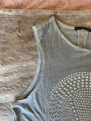 Camiseta calavera brillantes - Talla S