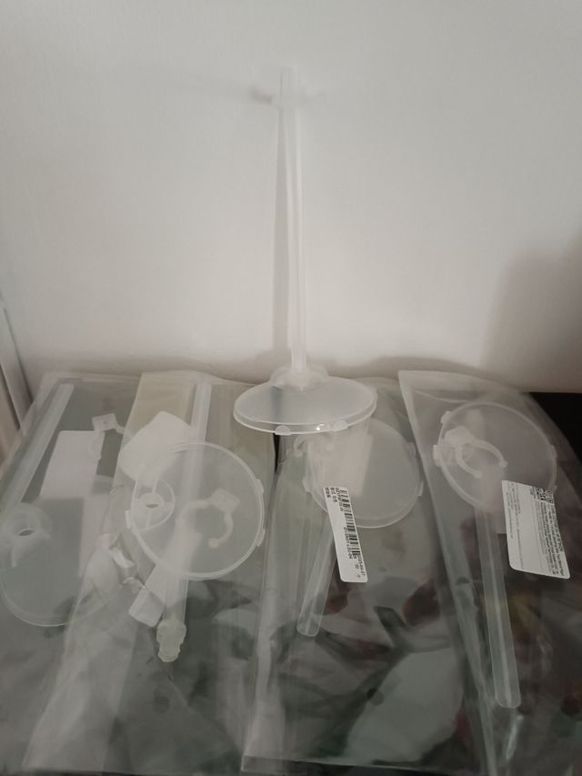 5 Soportes Muñecas - Transparente