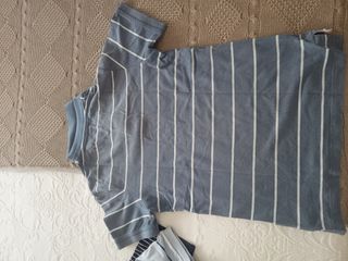 Polo Tommy Hilfiger azul rayas