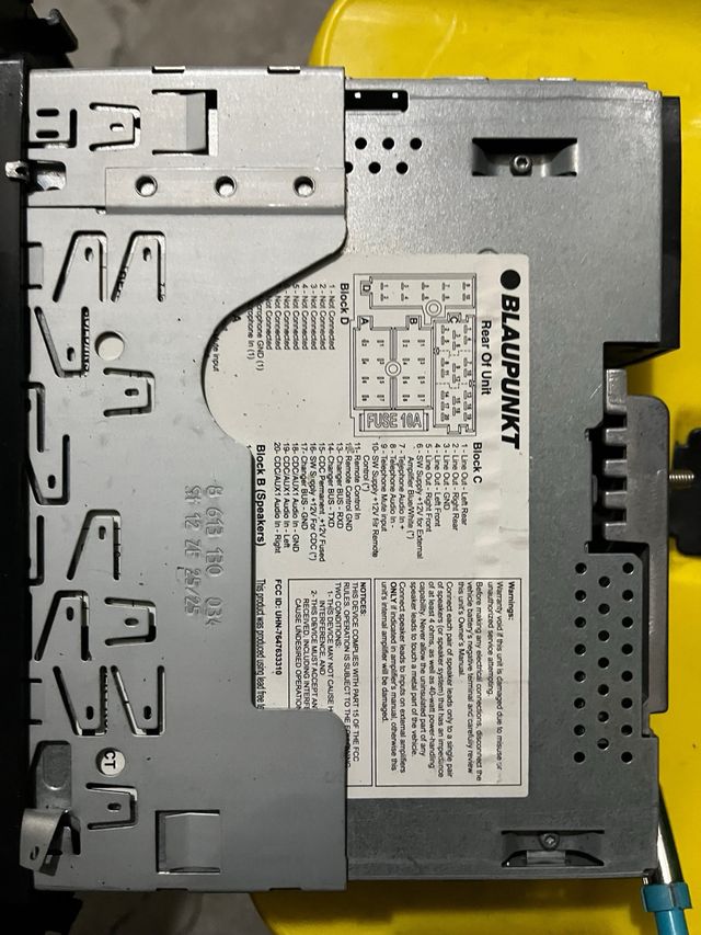 Radio CD Blaupunkt Hamburg MP57 Bluetooth