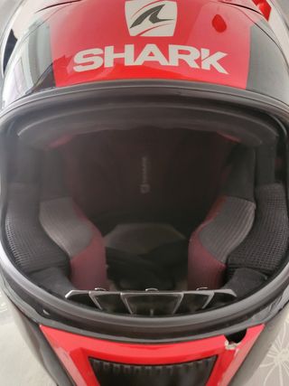 Casco moto Shark fibra carbono