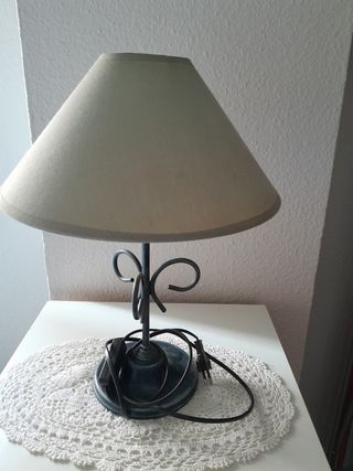 Lámpara forja vintage