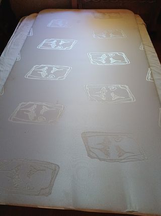 Colchón 105cm + Base Tapizada