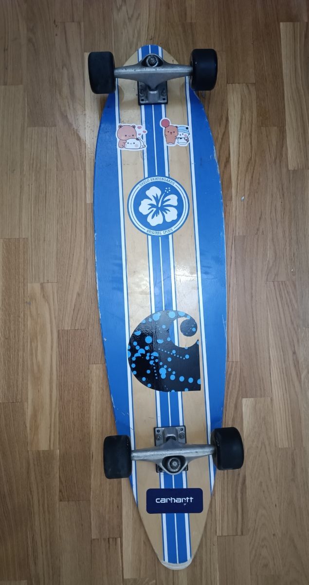 Longboard Oxelo tipo Pintail