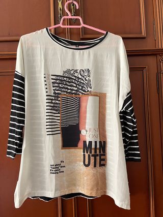 Camisa Stradivarius rayas L