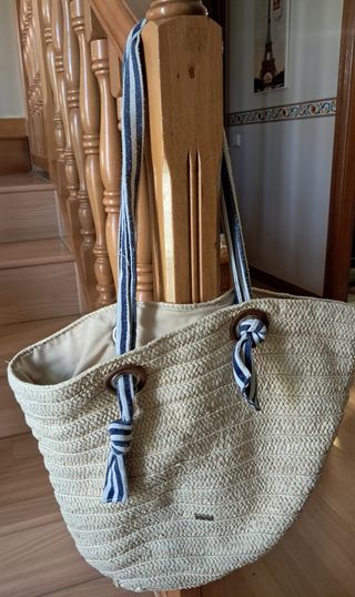 Bolso playa beige - veraniego