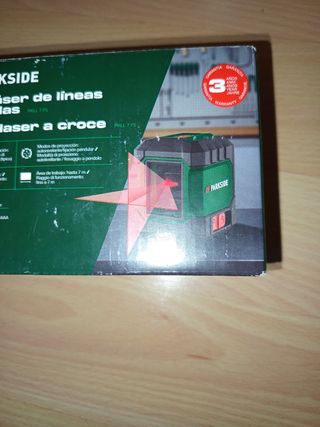 Nivel láser líneas cruzadas Parkside
