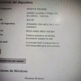 PC I7 9700K, 16GB, RTX 3060 12GB.