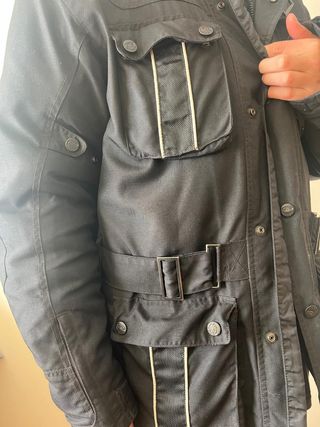 Chaqueta moto MTECH negra