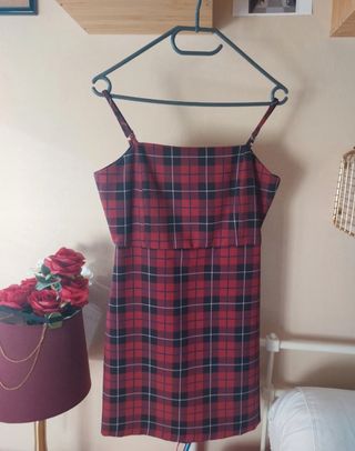 Vestito a quadri punk