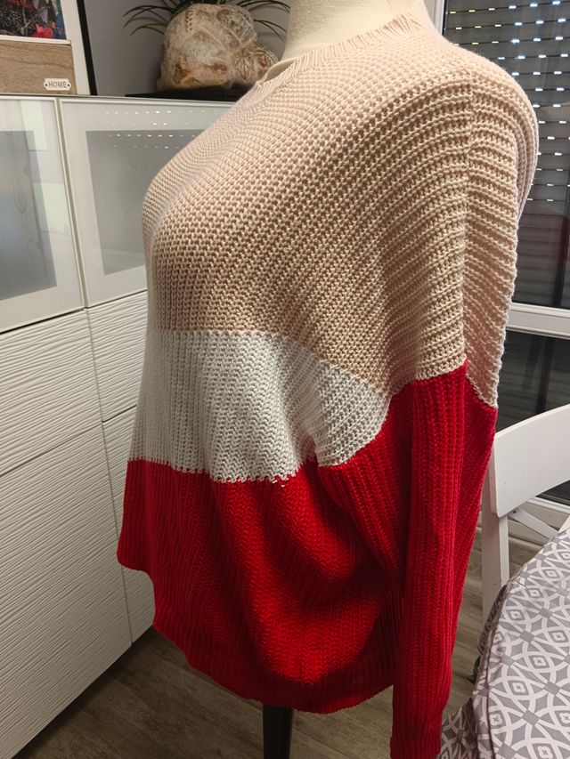 Jersey tricolor talla grande