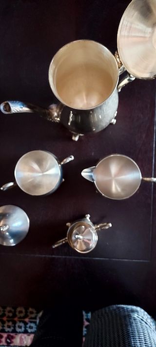 Servizio da caffè in peltro