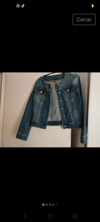 Cazadora vaquera mujer talla L