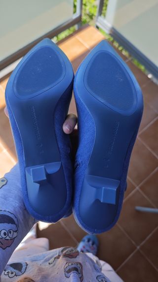 Botines vaqueros azules
