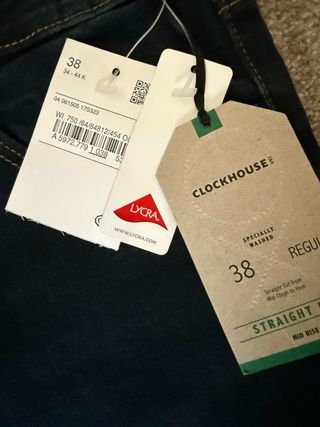 Vaqueros talla 38 - Azul marino