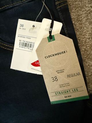 Vaqueros talla 38 - Azul marino