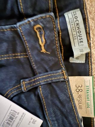 Vaqueros talla 38 - Azul marino