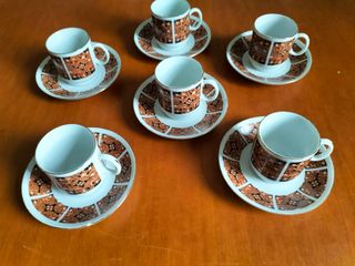 SERVIZIO TAZZINE DA CAFFE' PER 6 PERSONE