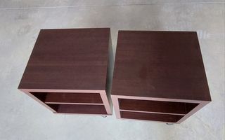 2 Mesillas de noche marrones