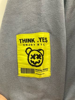 Felpa blu con cappuccio  11-12anni